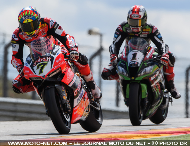 WSBK Aragon (2) : Davies déboulonne Rea du haut du podium