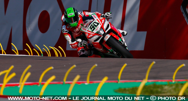 WSBK Italie (1) : tapis et drapeau rouges pour Davies 