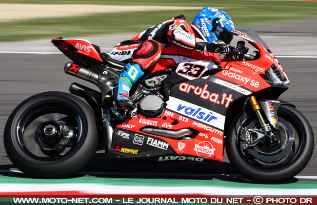 WSBK Italie (1) : tapis et drapeau rouges pour Davies 