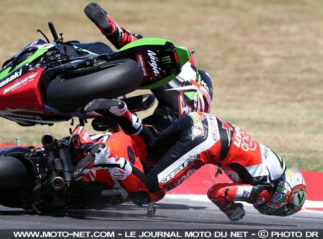 WSBK 2017 : Davies se remet doucement de son effroyable collision à Misano