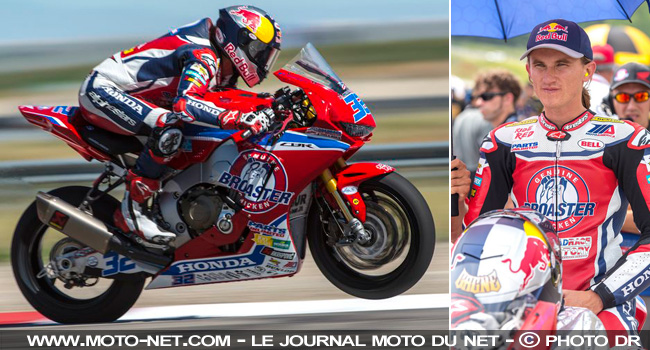  WSBK 2017 : Jake Gagne sur la Honda de Nicky Hayden à Laguna Seca