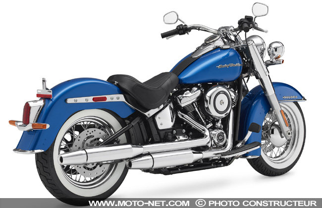 Coup de jeune pour les customs Softail de Harley-Davidson en 2018