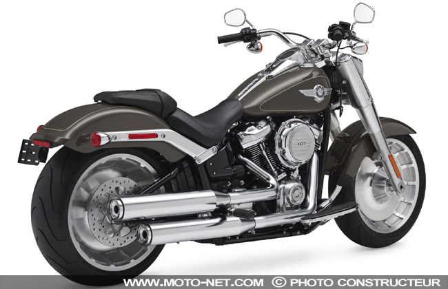 Coup de jeune pour les customs Softail de Harley-Davidson en 2018