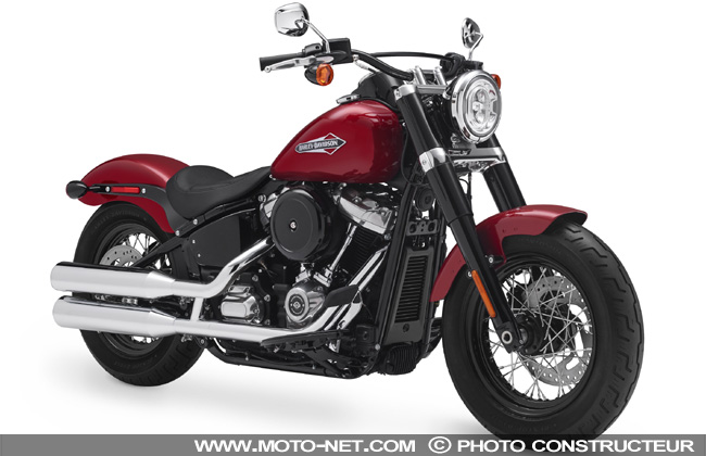 Coup de jeune pour les customs Softail de Harley-Davidson en 2018