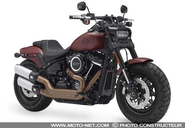 Coup de jeune pour les customs Softail de Harley-Davidson en 2018
