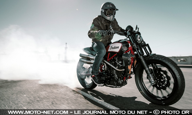 FTR1200 Custom : la Scout Indian sur la piste des scramblers...