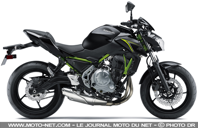 Kawasaki 2018 : nouveaux coloris sur les Z560 et Ninja 650