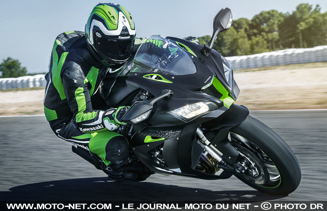 Nouvelle Kawasaki ZX-10R SE 2018 : suspension électronique semi-active