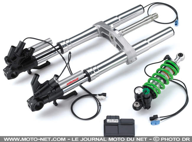 Nouvelle Kawasaki ZX-10R SE 2018 : suspension électronique semi-active