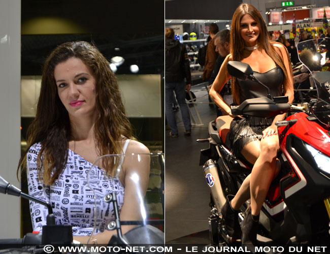 Les plus belles hôtesses du salon EICMA de Milan