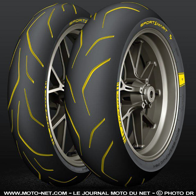 Essai du nouveau pneu moto Dunlop SportSmart TT : premières sensations sous la pluie...