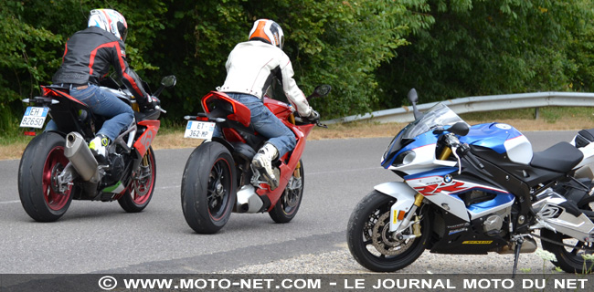  Comparatif Superbike 2018 : Aprilia RSV4 RF Vs BMW S1000RR Vs Ducati Panigale V4 S