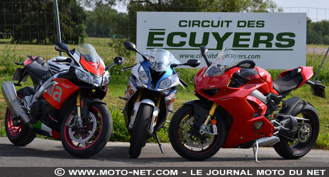  Comparatif Superbike 2018 : Aprilia RSV4 RF Vs BMW S1000RR Vs Ducati Panigale V4 S