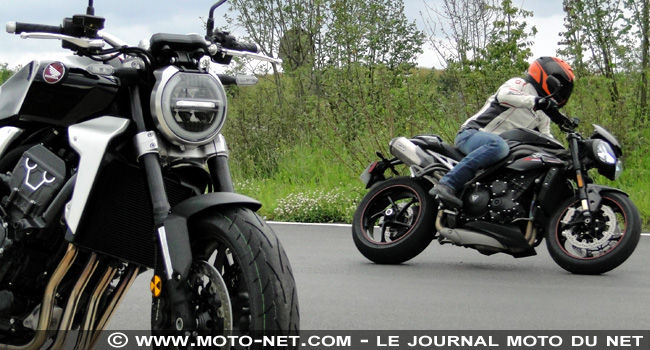 Duel Honda CB1000R 2018 Vs Triumph Speed Triple RS : duo chic pour duel de choc