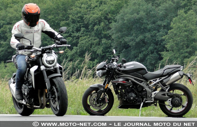 Duel Honda CB1000R 2018 Vs Triumph Speed Triple RS : duo chic pour duel de choc