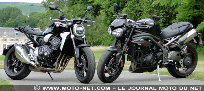 Duel Honda CB1000R 2018 Vs Triumph Speed Triple RS : duo chic pour duel de choc