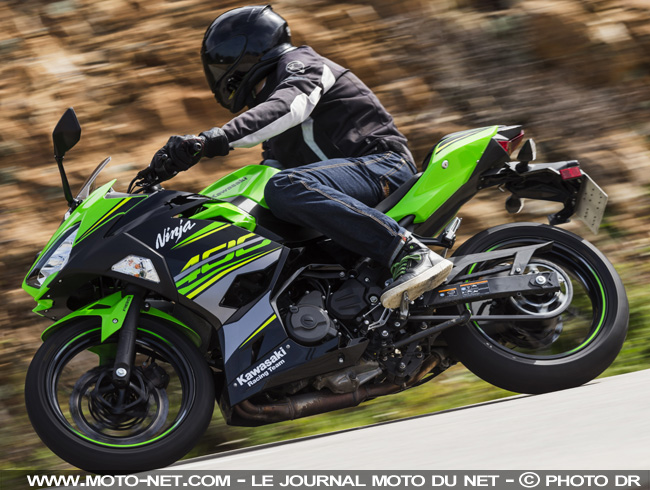Quelle moto A2 choisir chez Kawasaki ? Z900 70 kW, Ninja 400 et compagnie