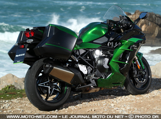  Essai Kawasaki Ninja H2 SX : moto routière sportive, en vert et contre tout...