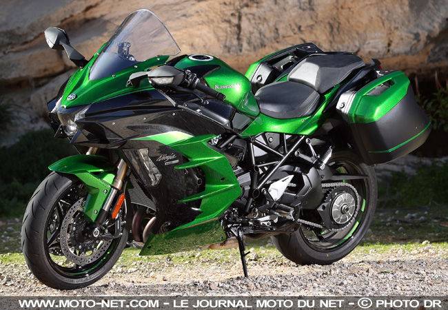  Essai Kawasaki Ninja H2 SX : moto routière sportive, en vert et contre tout...