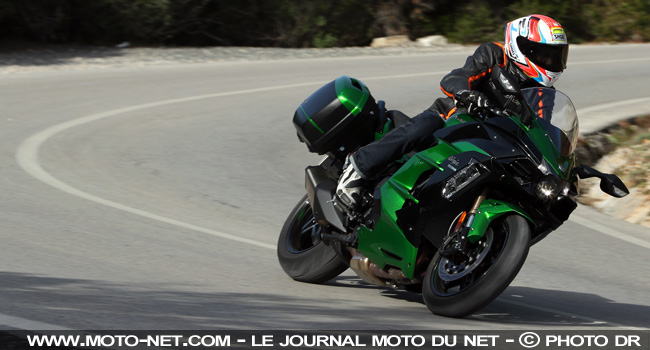  Essai Kawasaki Ninja H2 SX : moto routière sportive, en vert et contre tout...