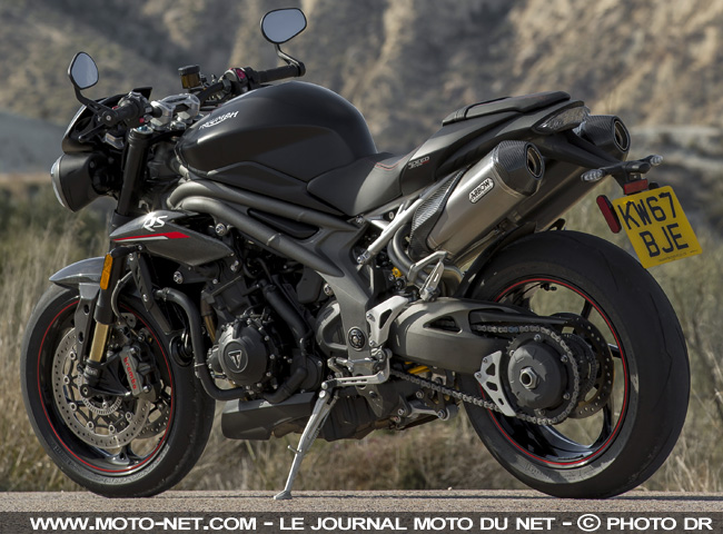 Essai Speed Triple RS : le roadster Triumph hausse le ton et le son en 2018