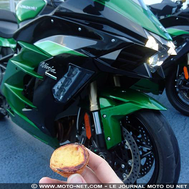 MNC tente d'apprivoiser la Ninja H2 SX !