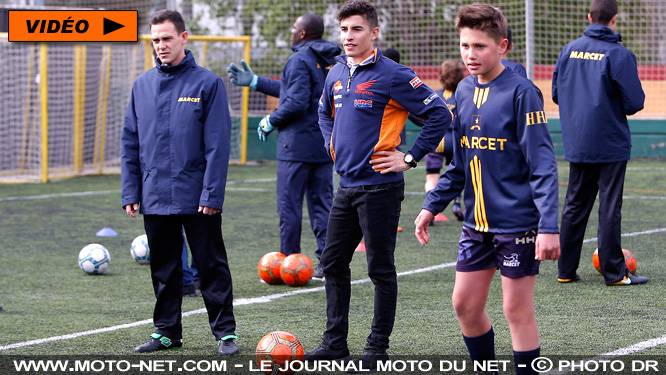 [Vidéo] Marquez et Pedrosa entraîneurs de foot