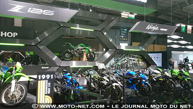 Kawasaki fait le plein de nouveautés au Mondial de la Moto