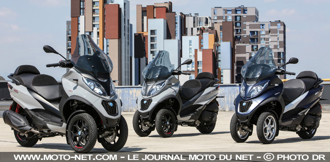 Essai Piaggio MP3 350 et 500 HPE: Premier test des nouveaux MP3