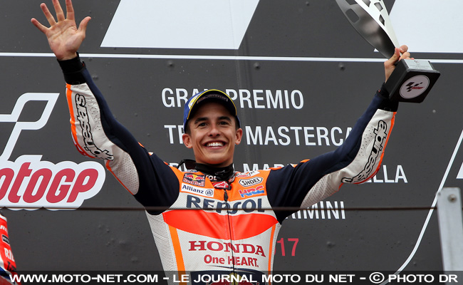 Trois victoires consécutives pour Hondaà Misano