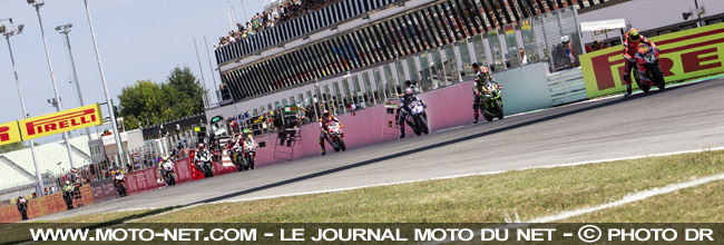  Sortie de jambe au freinage : le clash Haslam Vs Dixon en British Superbike