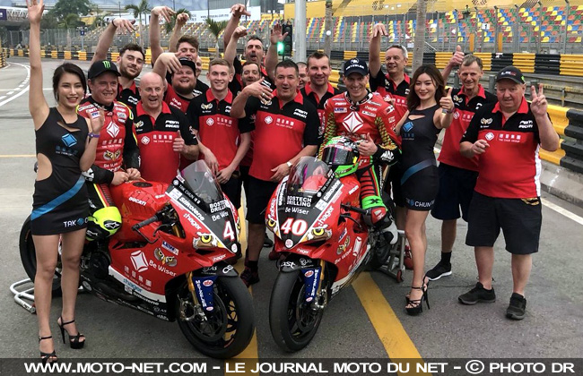 GP Moto de Macao 2018 : BMW, Honda et Ducati sur le podium