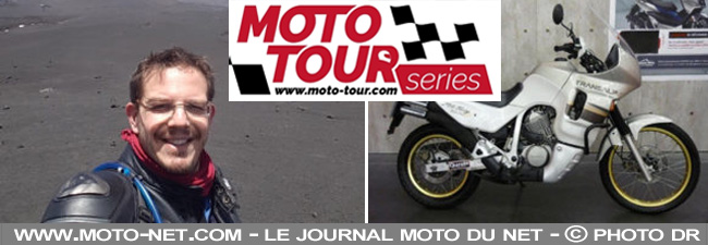 Moto Tour Series Tunisie : Michel Muller en Transalp