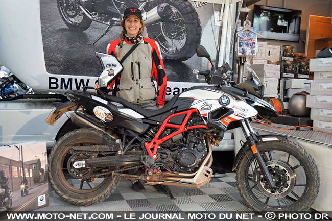 Sonia Barbot, candidate à la victoire sur le Moto Tour Series Tunisie