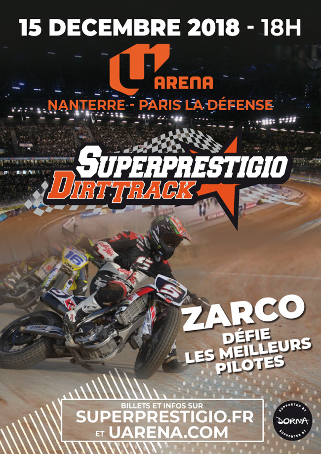 Superprestigio 2018 à Paris : Zarco sur la terre face aux meilleurs pilotes mondiaux