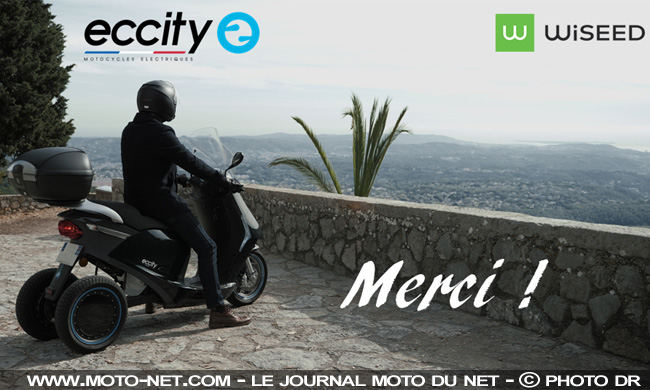  Le scooter électrique Eccity 125 en LLD, soutenu par la Banque des Territoires