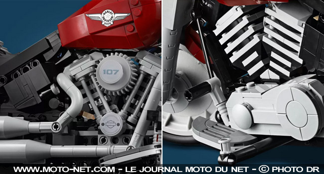 [Vidéos] Harley-Davidson et Lego sortent ensemble de nouvelles Fat Boy