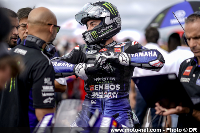Maverick Vinales, Yamaha-Monster (2ème en qualifs et abandon en course)