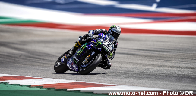 Maverick Vinales, Yamaha officielle n°12 (6ème en qualifs et 11ème en course)