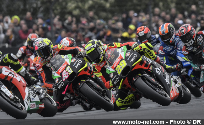 Andrea Iannone, Aprilia n°29 (22ème en qualifs et abandon en course)