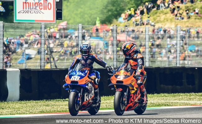 Johann Zarco (KTM officielle n°5), 19ème aux qualifs, 17ème en course et 16ème au championnat