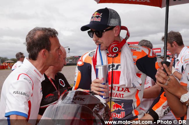 Jorge Lorenzo (Honda n°99), 14ème au championnat