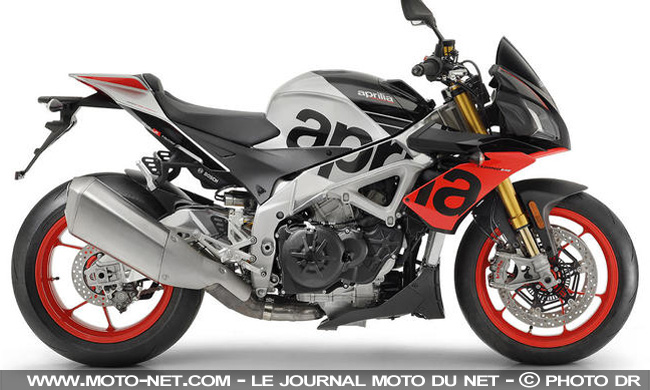 Intermot : Tuono V4 1100 Factory toute électronique et nouveaux coloris Aprilia