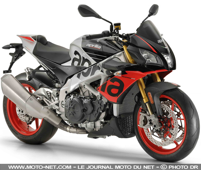 Intermot : Tuono V4 1100 Factory toute électronique et nouveaux coloris Aprilia