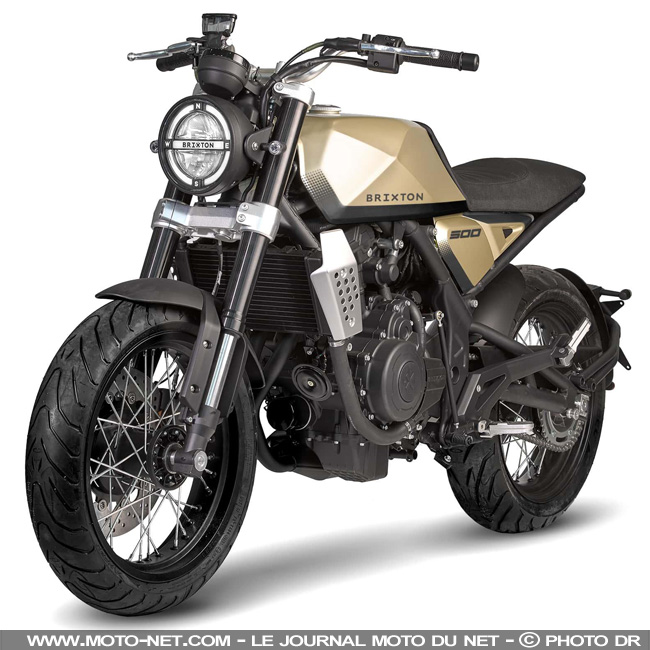 125, 250, 500 cc : Brixton vise plus gros avec le concept BX500