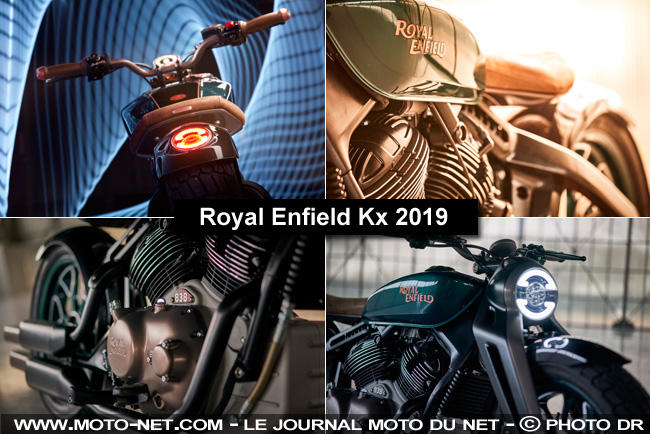 Concept Royal Enfield Kx en hommage au v-twin d'avant-guerre