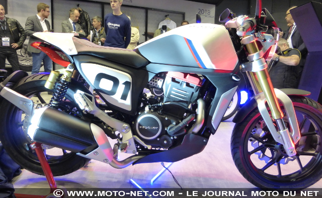 Peugeot Motocycles dévoile deux concepts de moto