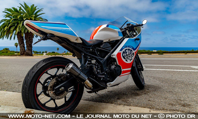 GG Retrofitz Rocket Street : un carénage rétro pour la Yamaha R3