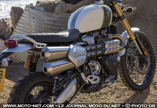  Triumph Scrambler 1200 XC et XE : une moto peut en cacher une autre