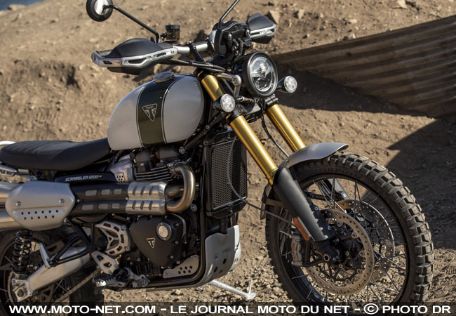  Triumph Scrambler 1200 XC et XE : une moto peut en cacher une autre